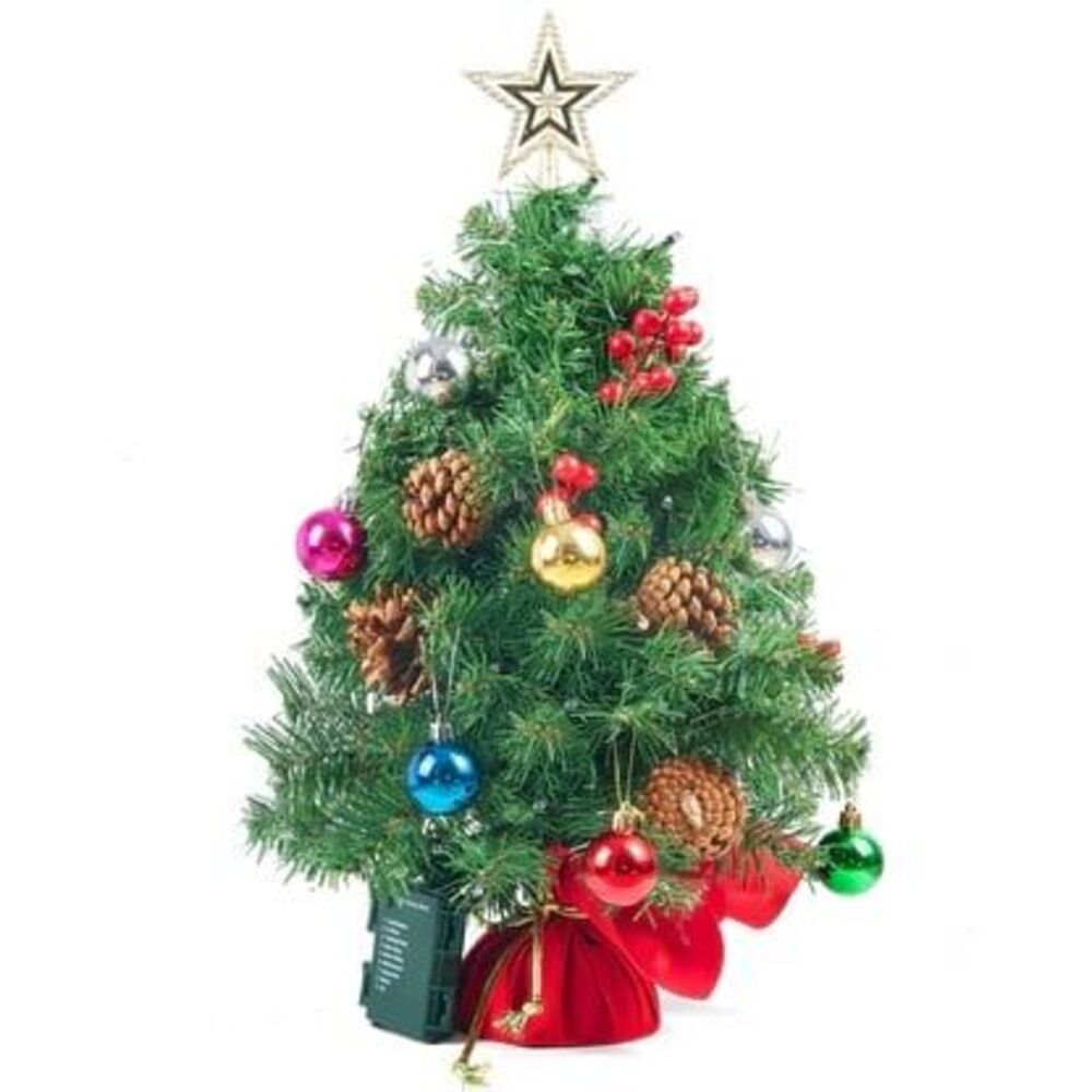 Table Top Mini Christmas Tree With 50 LED String Lights